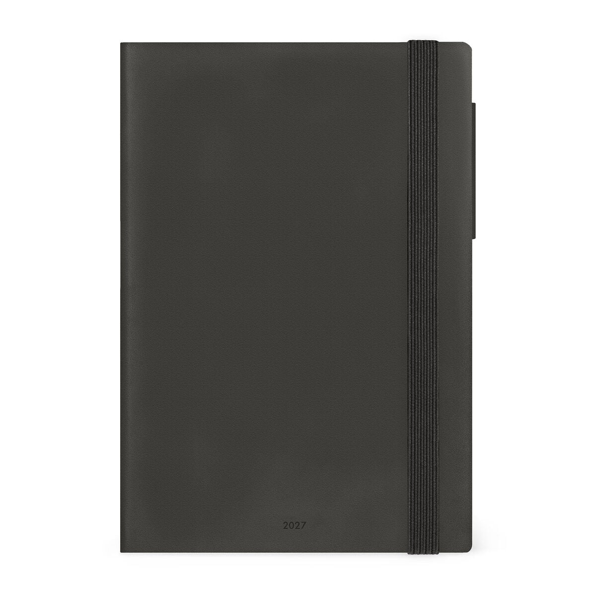 Legami - 12-Month Medium Weekly Günlük ile Defter 2027 - Black Suit
