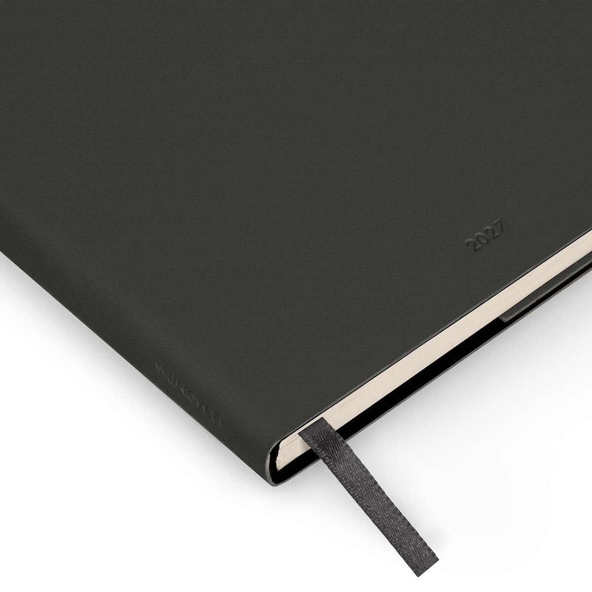 Legami - 12-Month Medium Weekly Günlük ile Defter 2027 - Black Suit