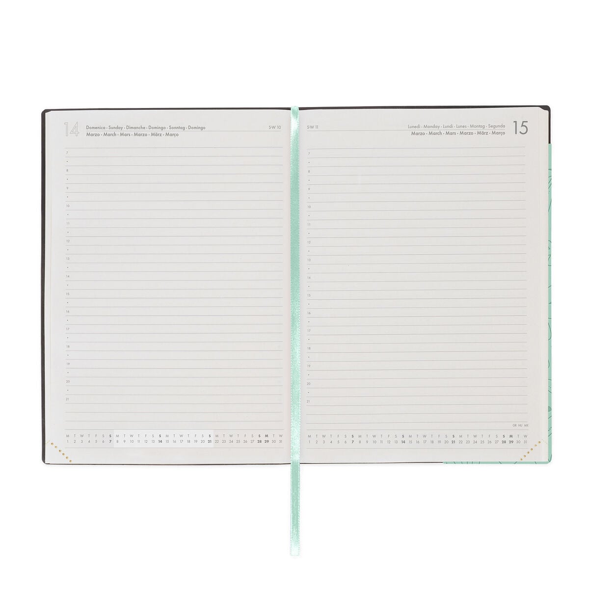 Legami - 12-Month Large Daily Planner 2027 - Botanic Garden
