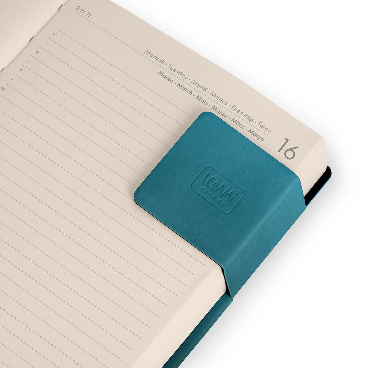 Legami - 12-Month Büyük Daily Günlük 2027 - Deep Teal