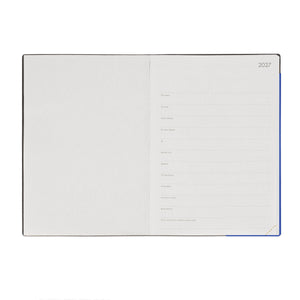 Legami - 12-Month Large Daily Planner 2027 - Eclectic Blue