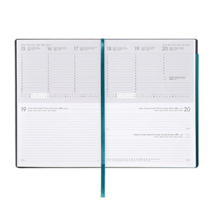 Legami - 12-Month Large Weekly & Daily Planner 2027 - Deep Teal
