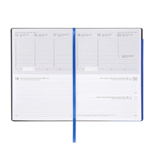 Legami - 12-Month Large Weekly & Daily Planner 2027 - Eclectic Blue
