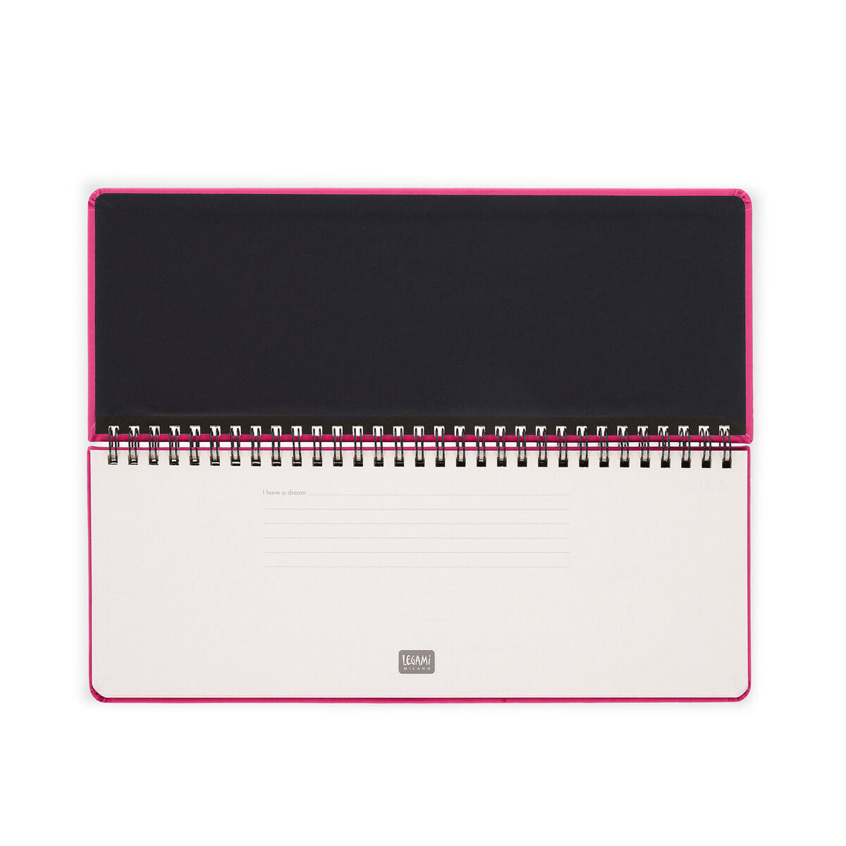 Legami - 13-Month Desk Planner 2027 - Raspberry Jam