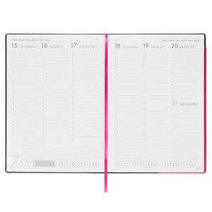 Legami - 12-Month Maxi Weekly Diary 2027 - Raspberry Jam