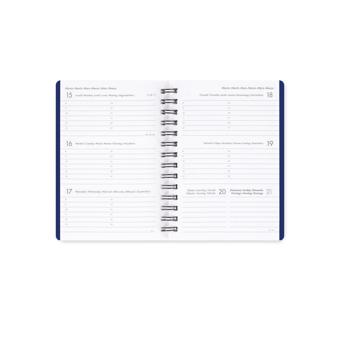 Legami - 12-Month Weekly Planner - Small Spiral-Bound 2027 - Celestial