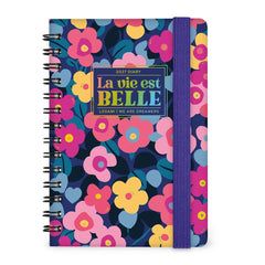 Legami - 12-Month Weekly Planner - Small Spiral-Bound 2027 - Flowers