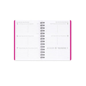 Legami - 12-Month Weekly Planner - Small Spiral-Bound 2027 - Flowers