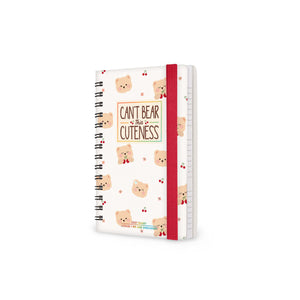 Legami - 12-Month Weekly Diary - Small Spiral-Bound 2027 - Bear White