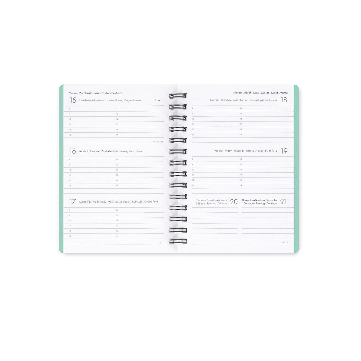 Legami - 12-Month Weekly Diary - Small Spiral-Bound 2027 - Bee