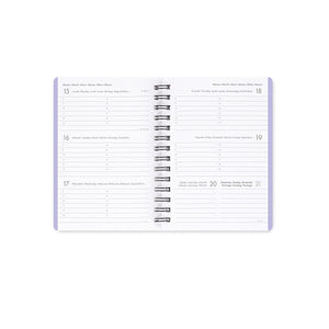 Legami - 12-Month Weekly Planner - Small Spiral-Bound 2027 - Daisy