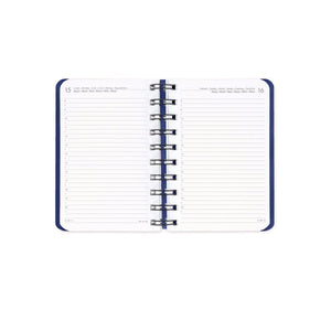 Legami - 12-Month Small Spiral-Bound Daily Planner 2027 - Celestial