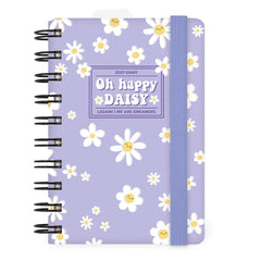 Legami - 12-Month Küçük Spiral-Bound Daily Günlük 2027 - Daisy
