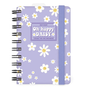 Legami - 12-Month Küçük Spiral-Bound Daily Günlük 2027 - Daisy