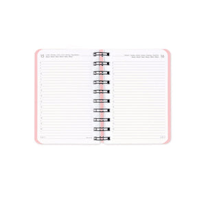 Legami - 12-Month Small Spiral-Bound Daily Planner 2027 - Croissant
