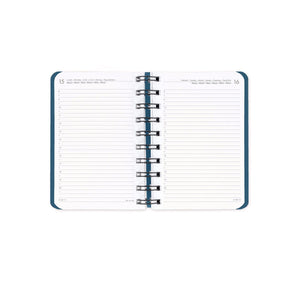 Legami - 12-Month Small Spiral-Bound Daily Planner 2027 - Travel Stickers