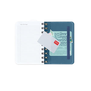 Legami - 12-Month Small Spiral-Bound Daily Planner 2027 - Travel Stickers