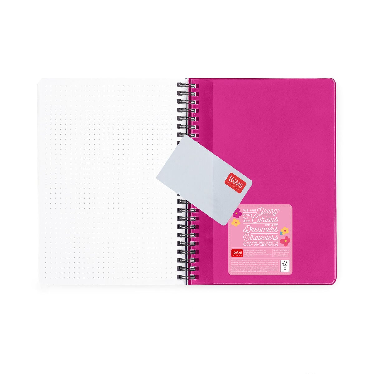 Legami - 12-Month Large Spiral-Bound Weekly Planner 2027 - Flowers