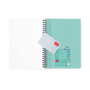 Legami - 12-Month Large Spiral-Bound Weekly Planner 2027 - Kitty Bubble Tea