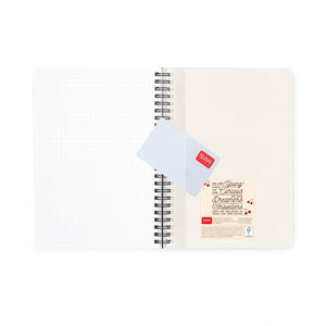 Legami - 12-Month Large Spiral-Bound Weekly Planner 2027 - Teddy Bear White
