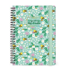 Legami - 12-Month Large Spiral-Bound Weekly Planner 2027 - Bee