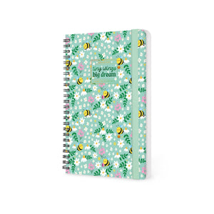 Legami - 12-Month Large Spiral-Bound Weekly Planner 2027 - Bee