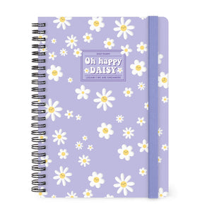 Legami - 12-Month Large Spiral-Bound Weekly Planner 2027 - Daisy