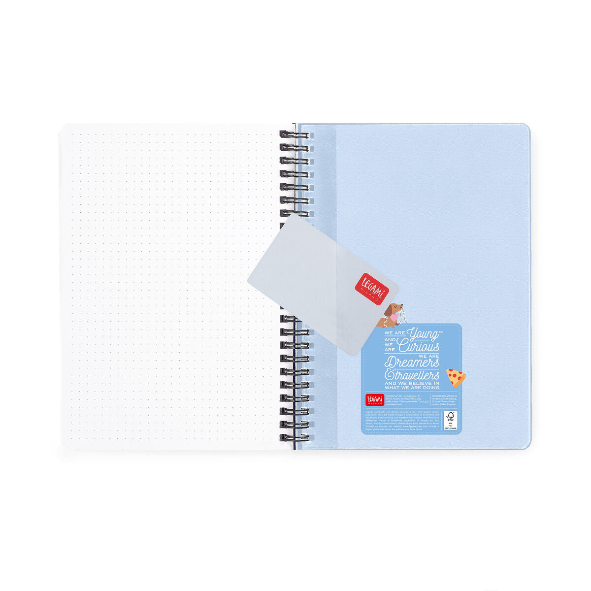 Legami - 12-Month Large Spiral-Bound Weekly Planner 2027 - Dachsund