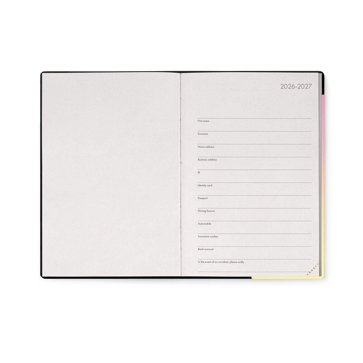 Legami - 16-Month Medium Daily Diary 2026/2027 - Sunrise Lover
