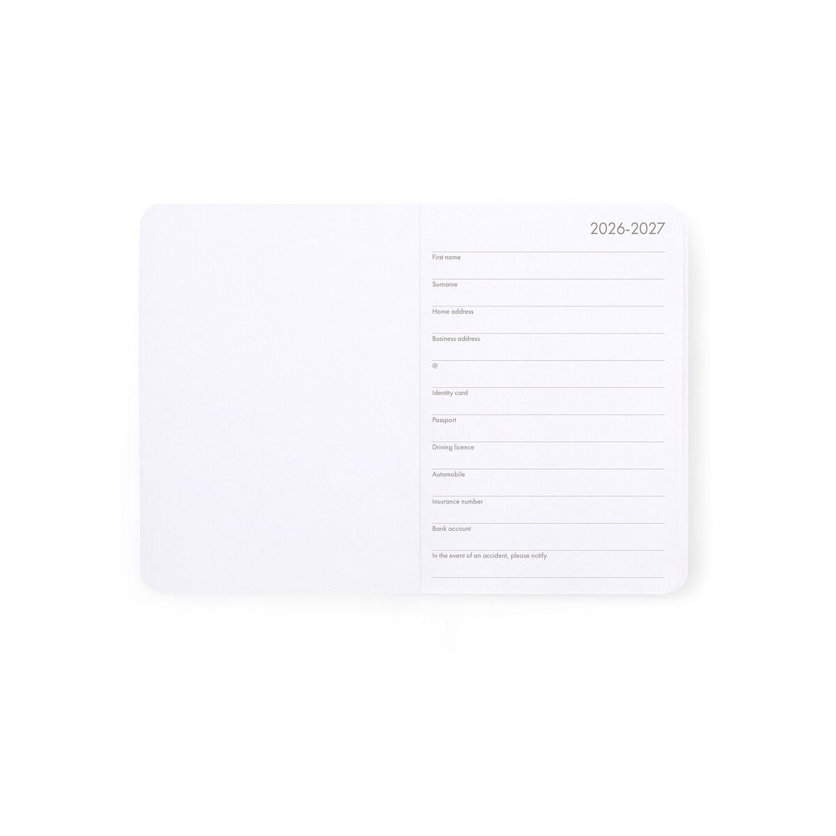 Legami - 16-Month Weekly Photo Günlük 2026/2027 - Çiçekler - Küçük ile Defter