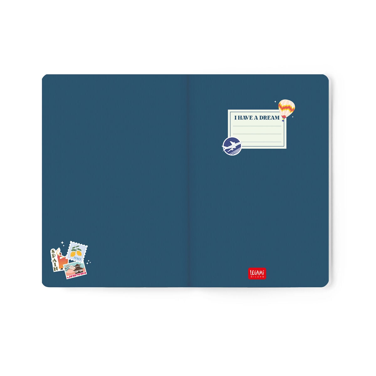 Legami - 16-Month Weekly Photo Günlük 2026/2027 - Seyahat Stickers - Medium