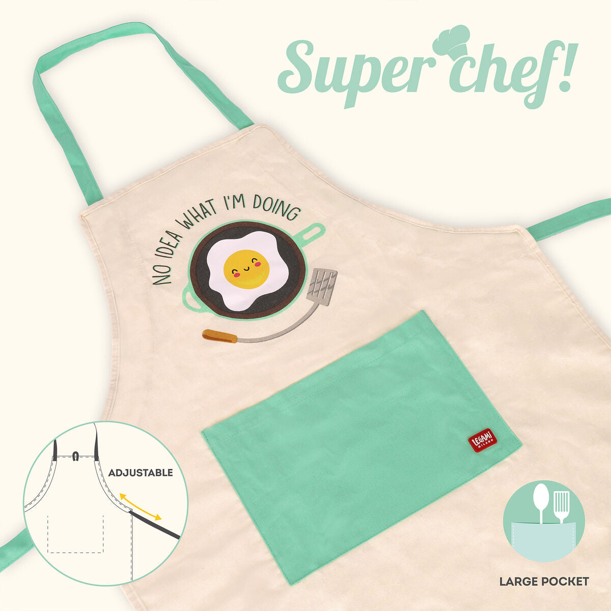 Legami - Egg Mutfak Önlüğü - Süper Şef