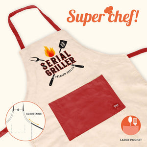 Legami - Serial Griller Kitchen Apron - Super Chef
