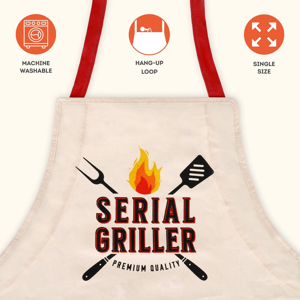 Legami - Serial Griller Kitchen Apron - Super Chef