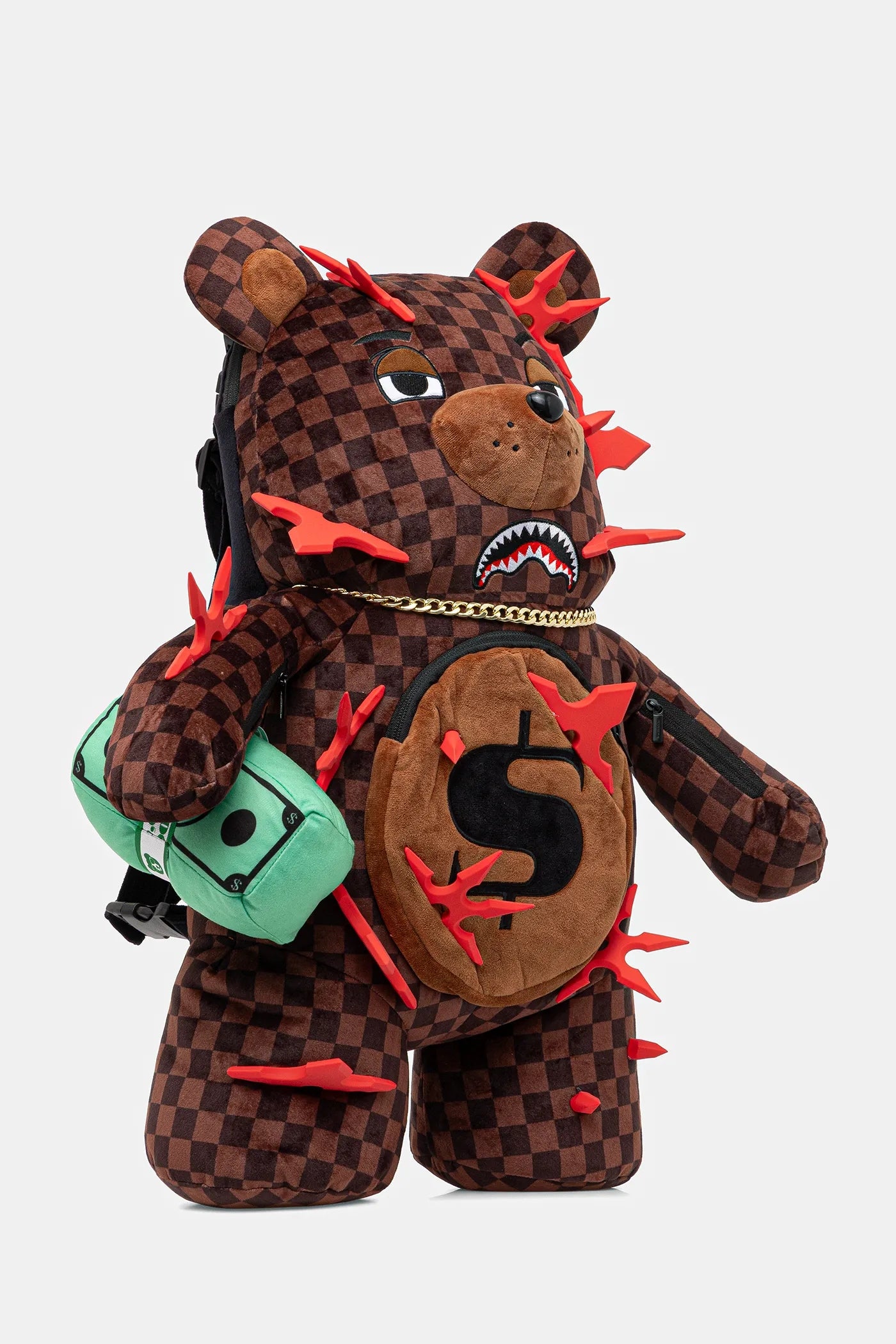 Sprayground - Backpack Sprayground в Kahverengiо малък размер с десен 910B7109NSZ