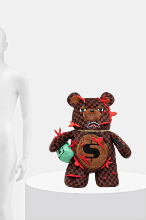 Sprayground - Backpack Sprayground в Kahverengiо малък размер с десен 910B7109NSZ