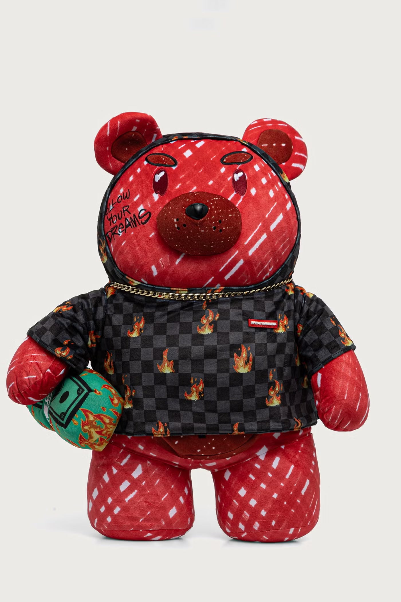 Sprayground - Sırt Çantası DIABLO MONEYBEAR Kırmızı 910B8696NSZ