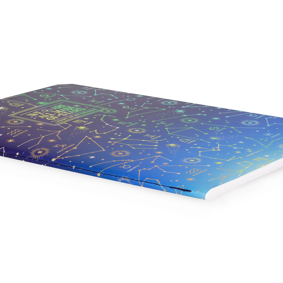Legami - B5 Lined Notebook with Illustrated Hard Cover - Stars
