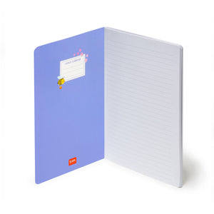 Legami - B5 Lined Notebook with Illustrated Hard Cover - Bee