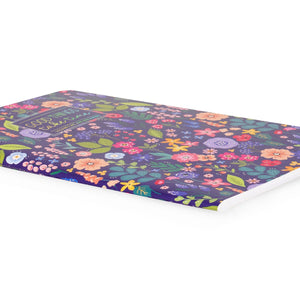 Legami - B5 Lined Defter ile Illustrated Hard Kılıf - Çiçekler