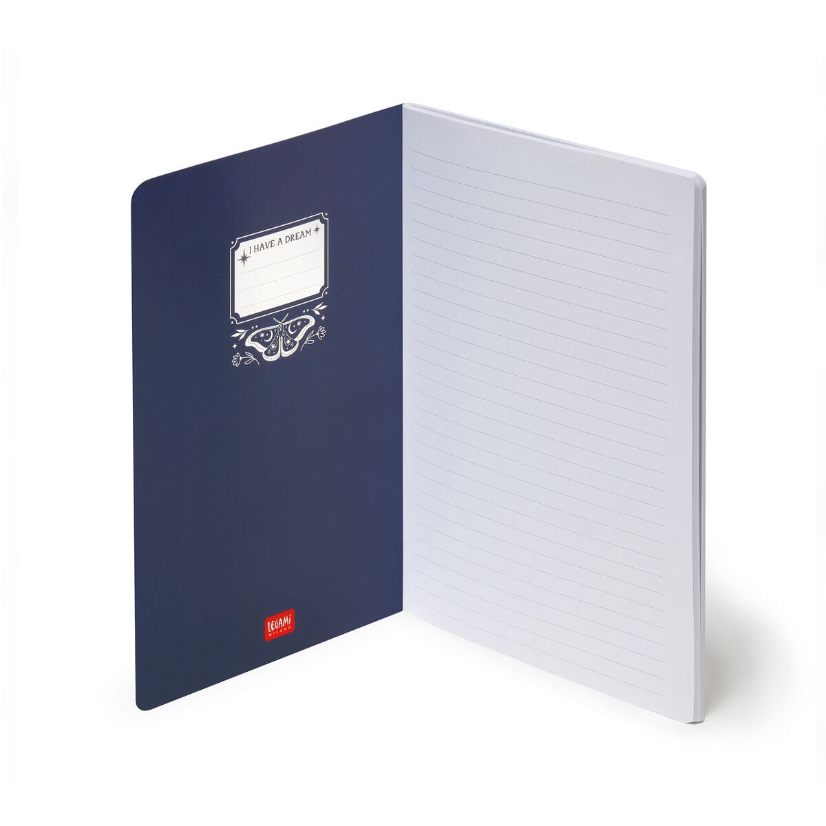Legami - B5 Lined Defter ile Illustrated Hard Kılıf - Moth