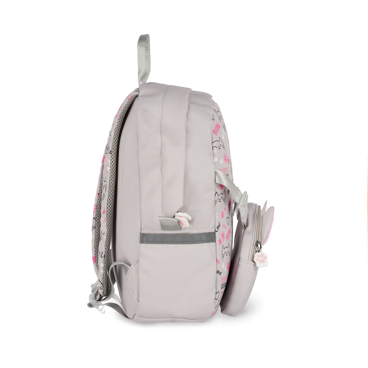 Legami - 2-in-1 Kitty Sırt Çantası ile Removable Front Pocket - Çok Tatlı!