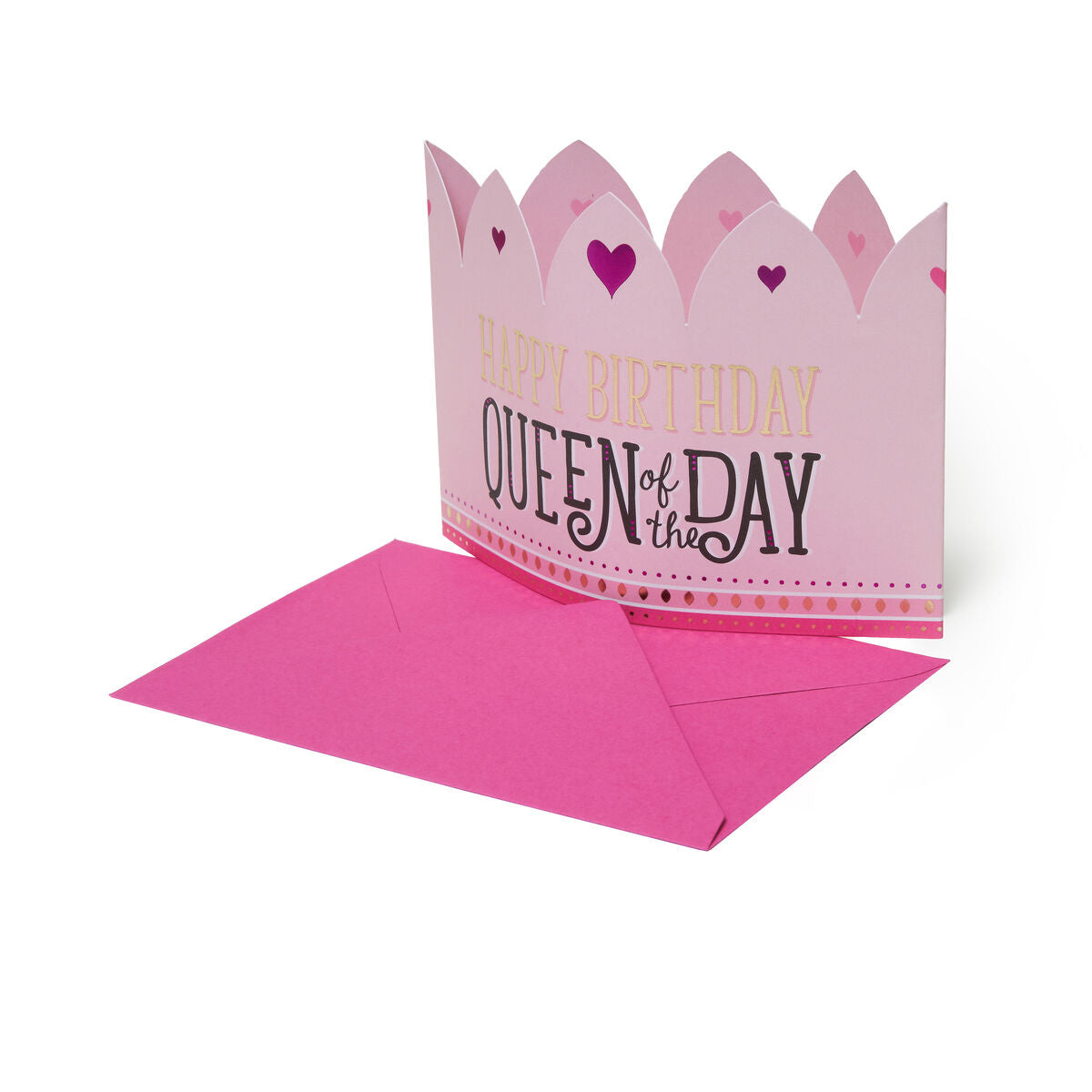 Legami - 3D Tebrik Kartı - Mutlu Doğum Günü - Queen Crown
