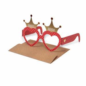 Legami - Greeting Card - Heart Glasses