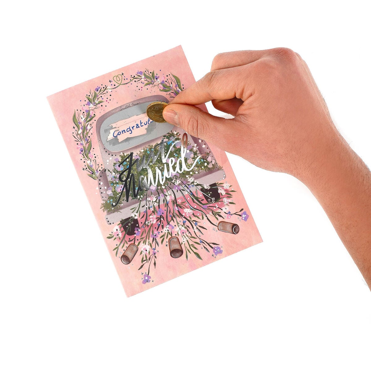 Legami - Scratch-off Greeting Card - Wedding & Anniversary