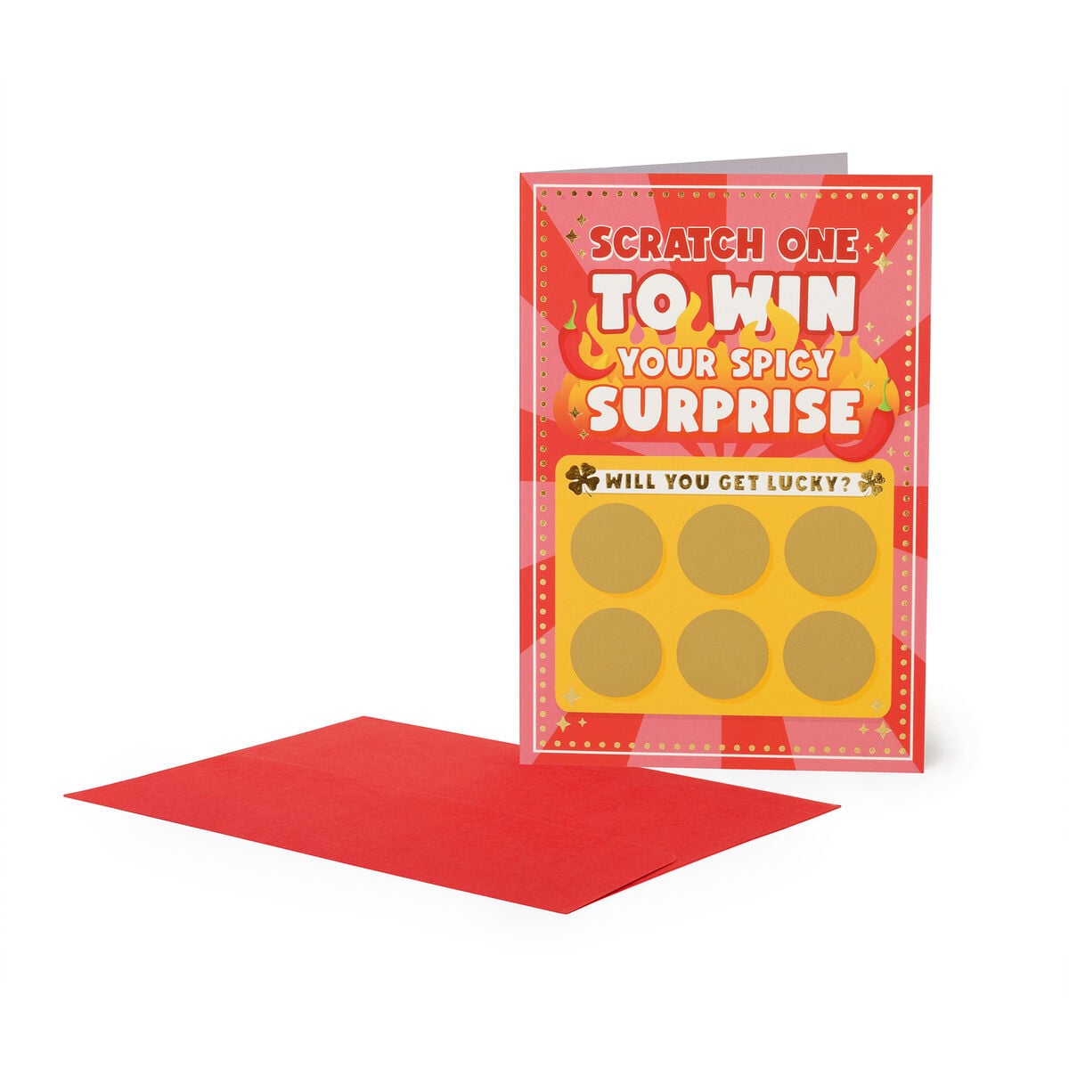 Legami - Scratch-Off Pop-Up Spicy Greeting Card - Scratch Card