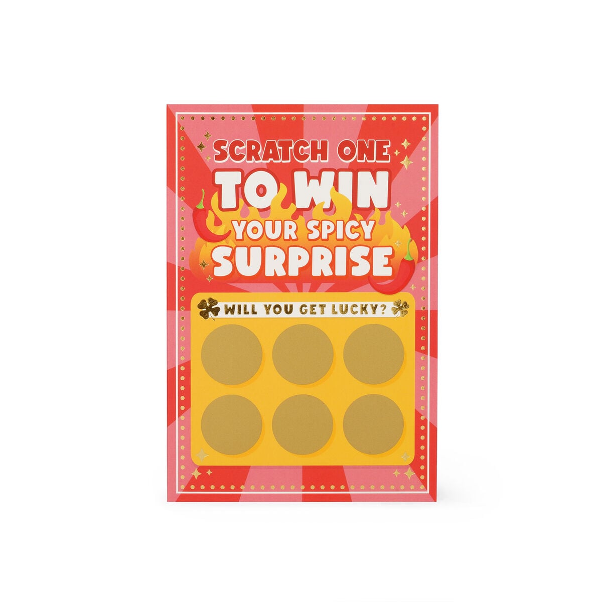 Legami - Scratch-Off Pop-Up Spicy Greeting Card - Scratch Card