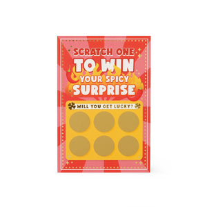 Legami - Scratch-Off Pop-Up Spicy Greeting Card - Scratch Card