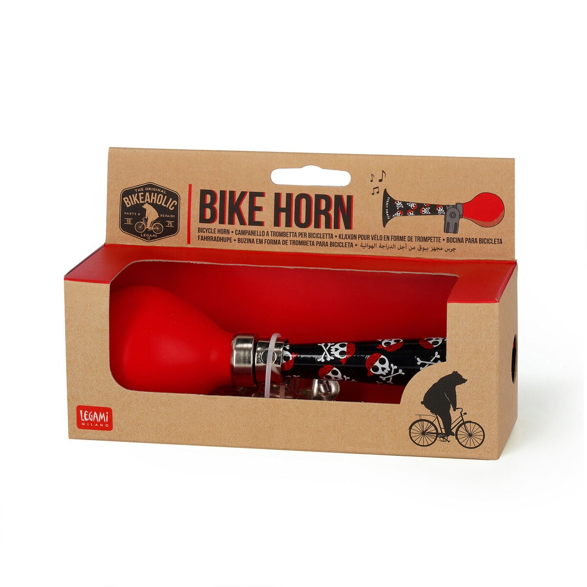 Legami - Skull Bicycle Horn - Bike Horn