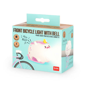 Legami - Front Bicycle Light ile Zil - Tek Boynuzlu At - Front Bicycle Light ile Zil